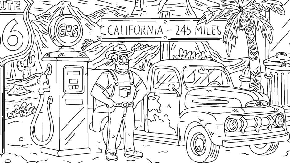 Скриншот 10 из 100 Cats Lost in Usa Find & Color