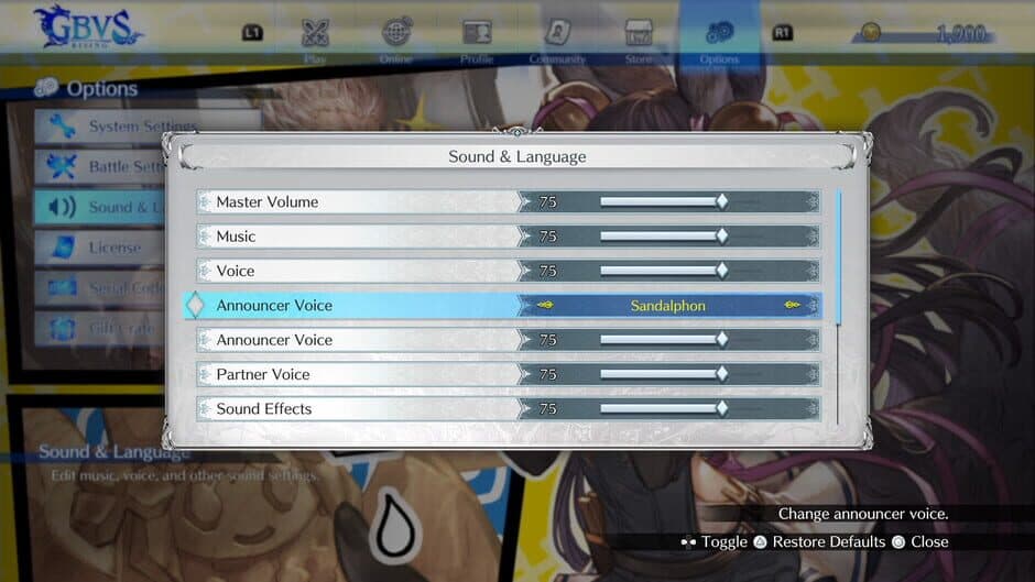 Скриншот 2 из Granblue Fantasy Versus: Rising - System Voice Set 3