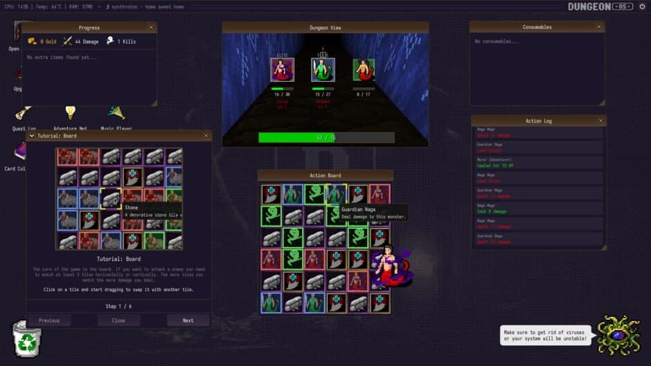Скриншот 1 из DungeonOS