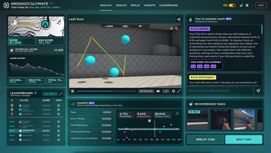 Скриншот 3 из Aimlabs
