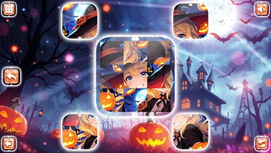 Скриншот 1 из Lovely Anime Puzzle: Halloween