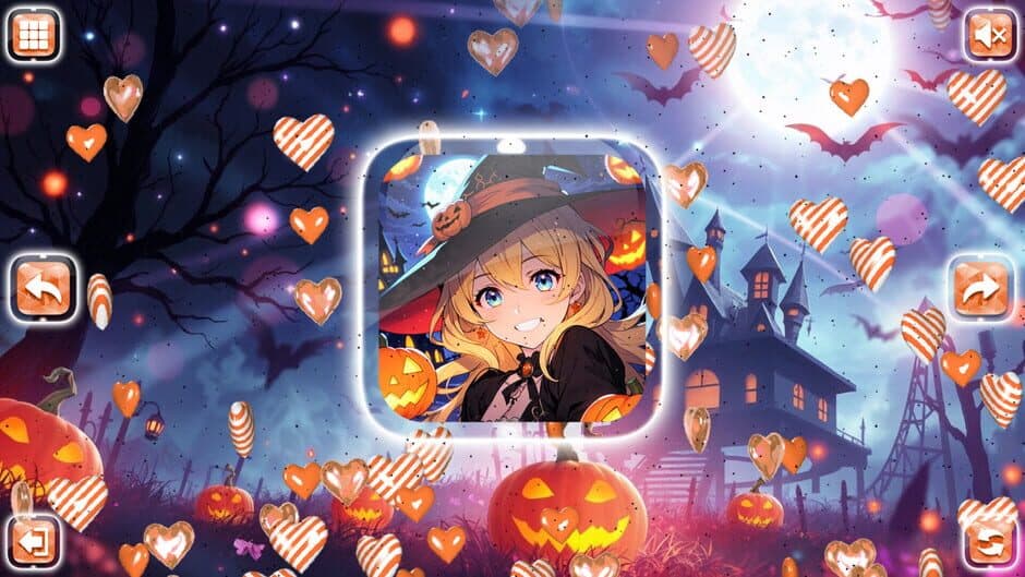 Скриншот 2 из Lovely Anime Puzzle: Halloween