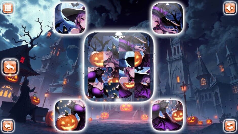 Скриншот 3 из Lovely Anime Puzzle: Halloween