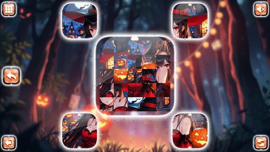 Скриншот 5 из Lovely Anime Puzzle: Halloween