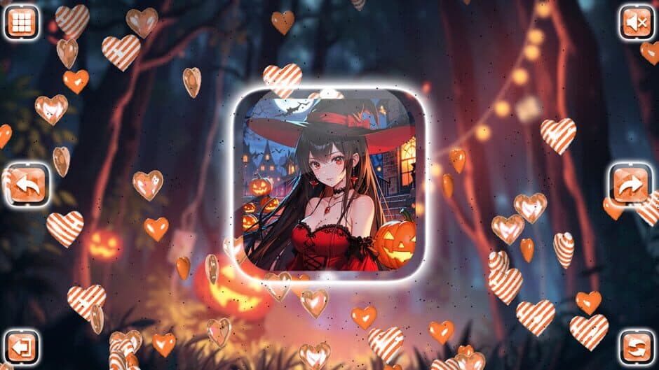 Скриншот 6 из Lovely Anime Puzzle: Halloween