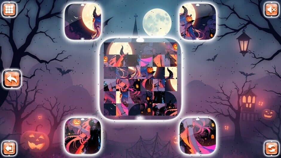 Скриншот 7 из Lovely Anime Puzzle: Halloween