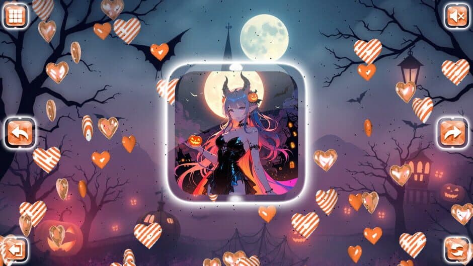 Скриншот 8 из Lovely Anime Puzzle: Halloween
