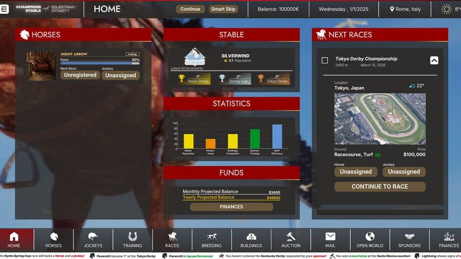 Скриншот 1 из Champions Stable: Equestrian Dynasty