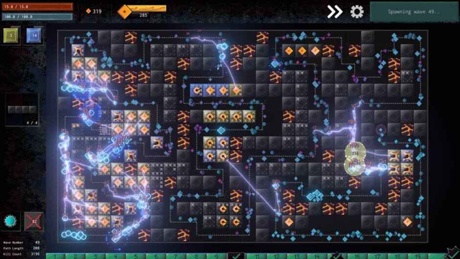 Скриншот 1 из Grid Forge TD