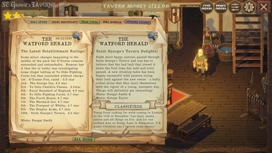 Скриншот 12 из Saint George's Tavern