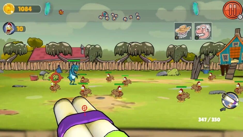 Скриншот 1 из Chicken Coop Invaders