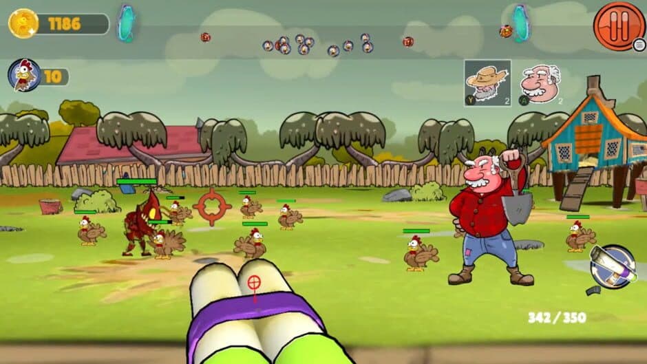 Скриншот 3 из Chicken Coop Invaders