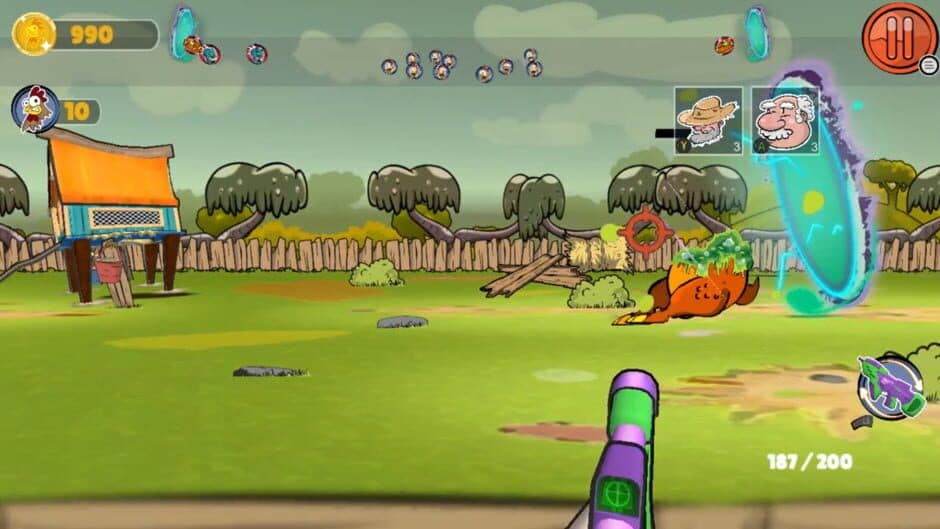 Скриншот 4 из Chicken Coop Invaders