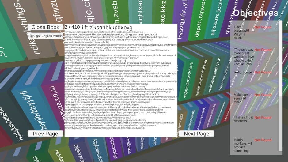 Скриншот 3 из Library of Babel