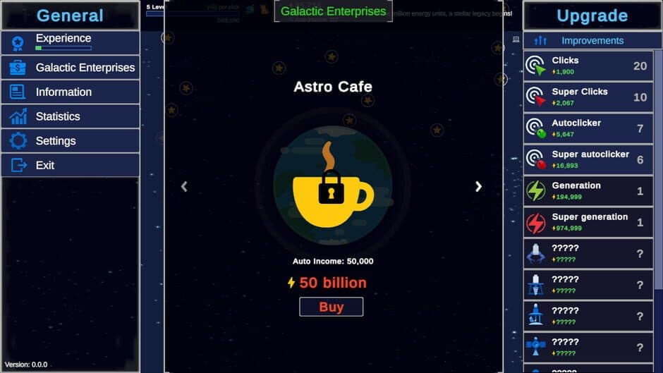 Скриншот 4 из Clicker Astro Planet
