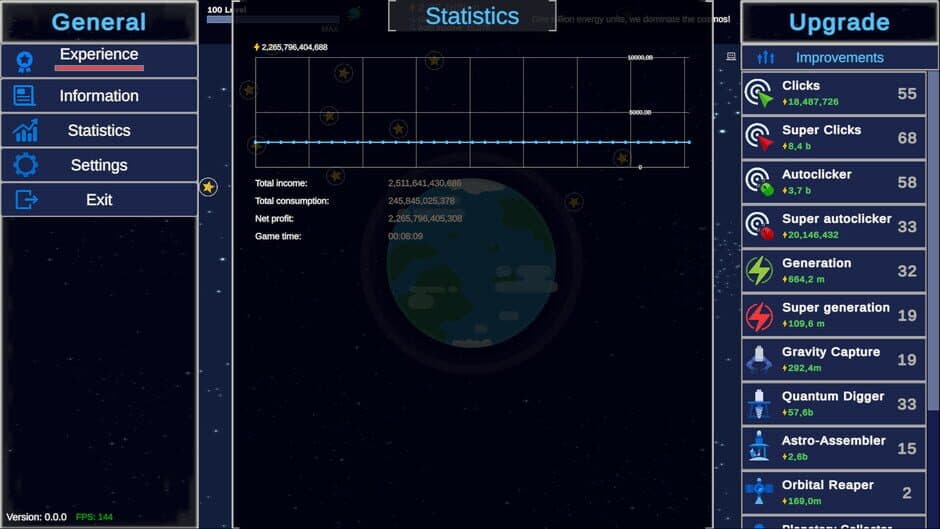 Скриншот 5 из Clicker Astro Planet