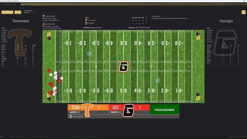 Скриншот 3 из Draft Day Sports: College Football 2025