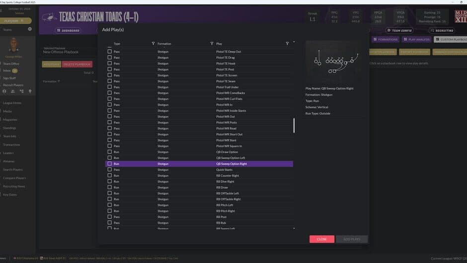 Скриншот 5 из Draft Day Sports: College Football 2025