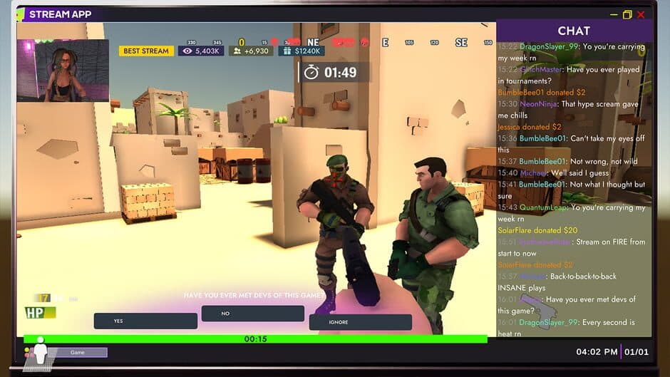 Скриншот 1 из Streamer Simulator 2026