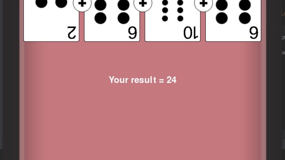 Скриншот 1 из Number Game: 24 Points