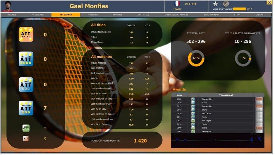 Скриншот 3 из Absolute Tennis Manager