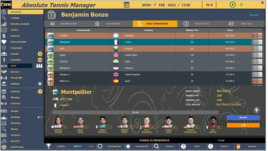 Скриншот 7 из Absolute Tennis Manager