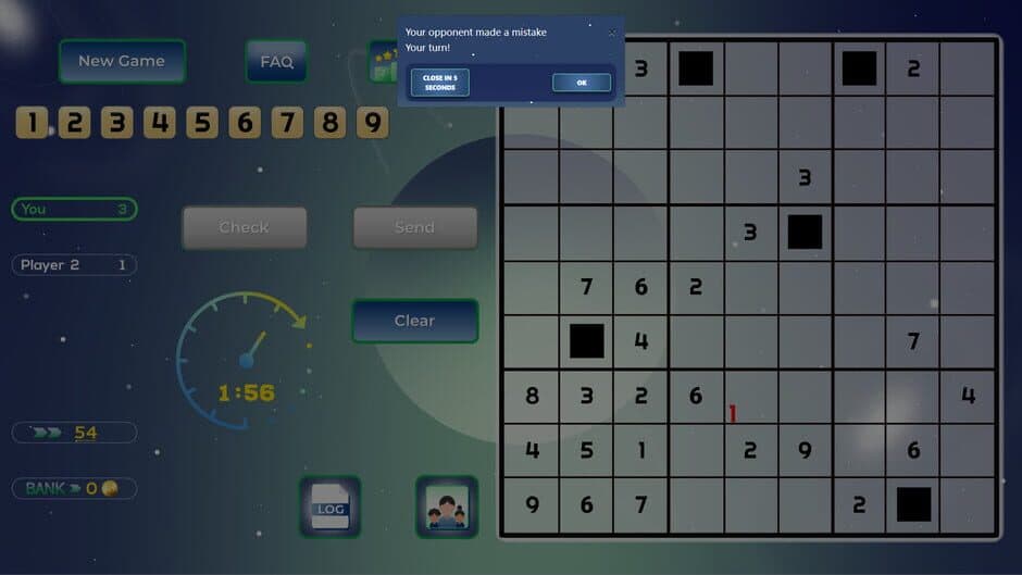 Скриншот 2 из Sudoku Online With Friends
