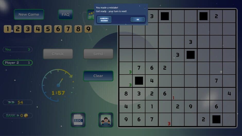 Скриншот 3 из Sudoku Online With Friends
