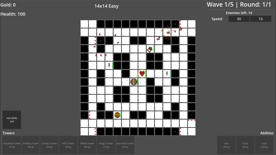 Скриншот 2 из Grid Battles