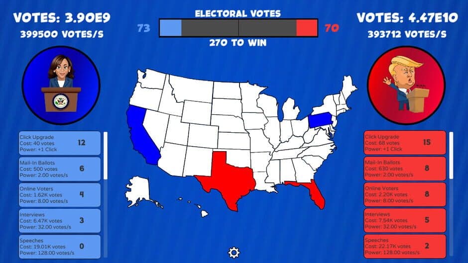 Скриншот 1 из Trump vs Harris Clicker