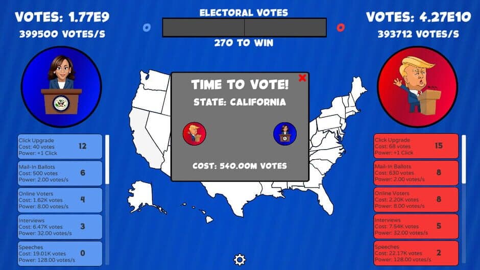 Скриншот 2 из Trump vs Harris Clicker