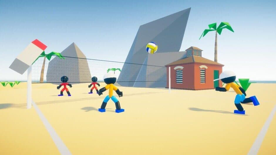 Скриншот 2 из Stickman Beach Volleyball Deluxe