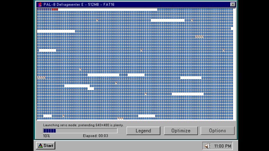 Скриншот 4 из Idle Defragmenter 95