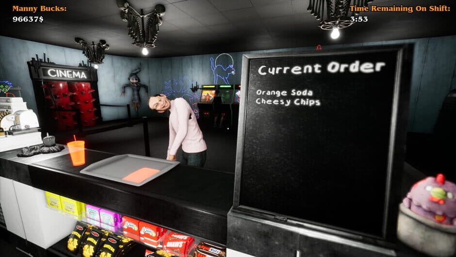 Скриншот 2 из Manny's Murderous Movie Theater: The Snackbar Simulator