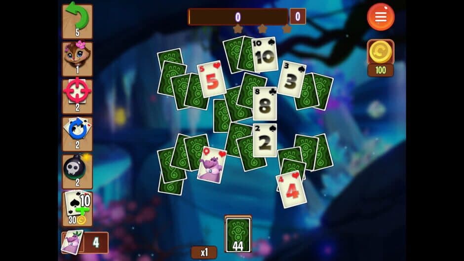 Скриншот 2 из Rainforest Solitaire