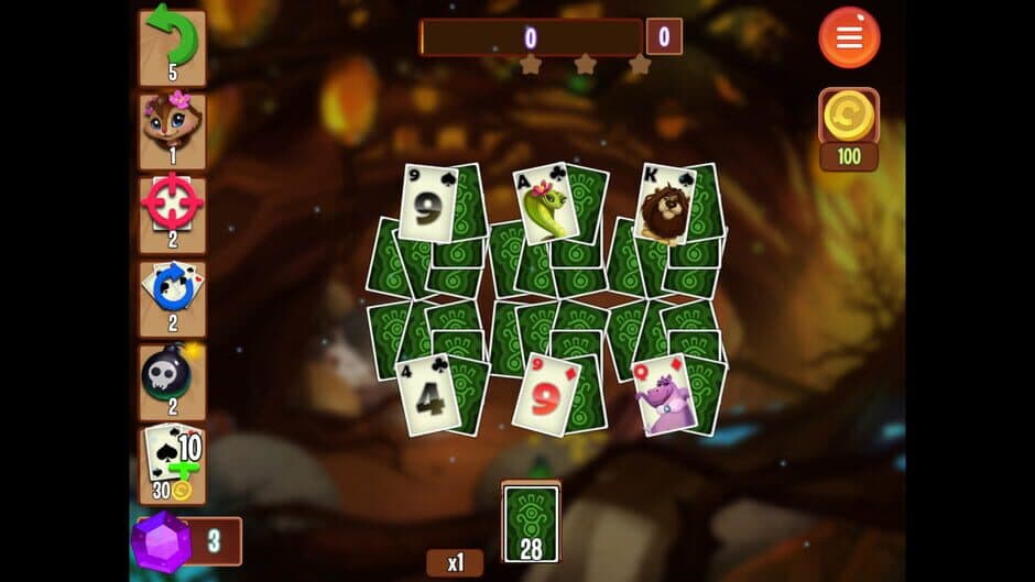 Скриншот 3 из Rainforest Solitaire