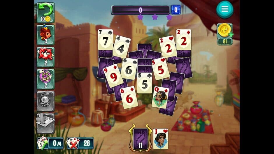Скриншот 3 из Indian Legends Solitaire