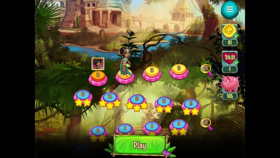 Скриншот 1 из Indian Legends Solitaire