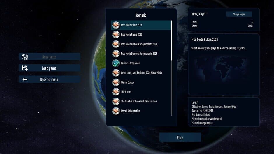 Скриншот 5 из Geo-Political Simulator 2026 Edition