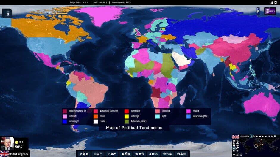 Скриншот 6 из Geo-Political Simulator 2026 Edition