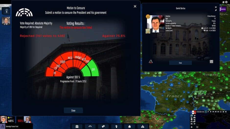Скриншот 8 из Geo-Political Simulator 2026 Edition