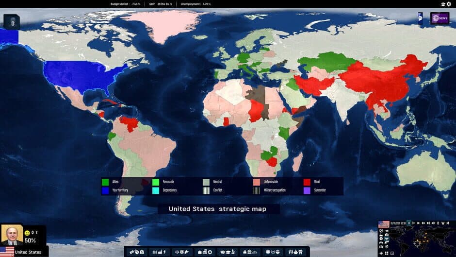 Скриншот 9 из Geo-Political Simulator 2026 Edition
