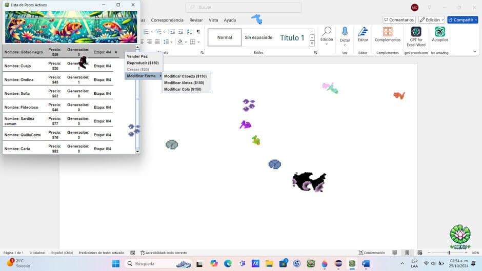 Скриншот 2 из Acuaria Pet Desktop