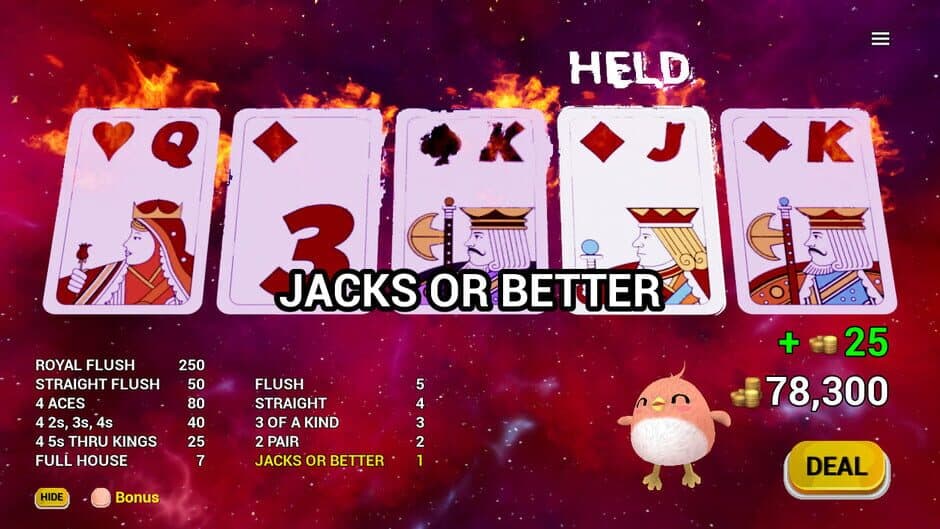 Скриншот 1 из Vidya Poker