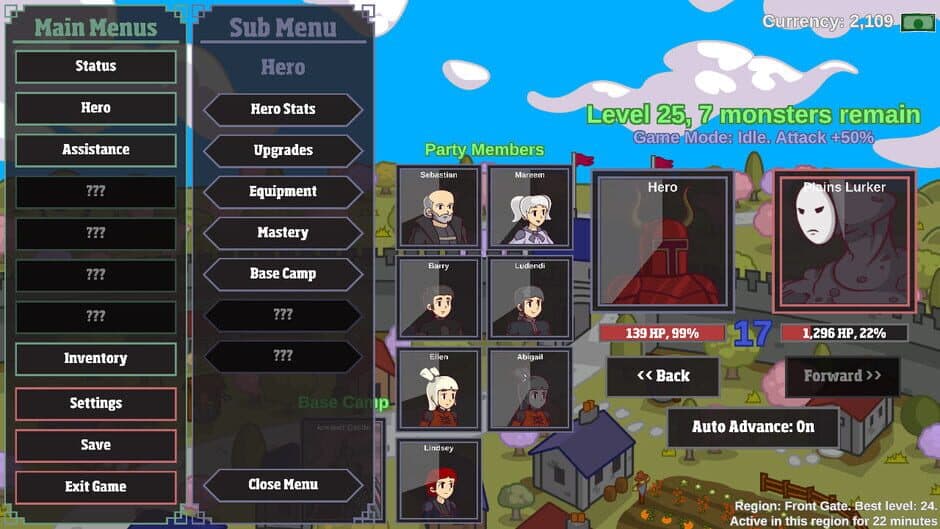 Скриншот 1 из Monster Hunting: Incremental Grind Forever