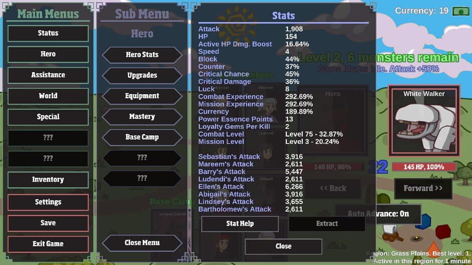 Скриншот 4 из Monster Hunting: Incremental Grind Forever