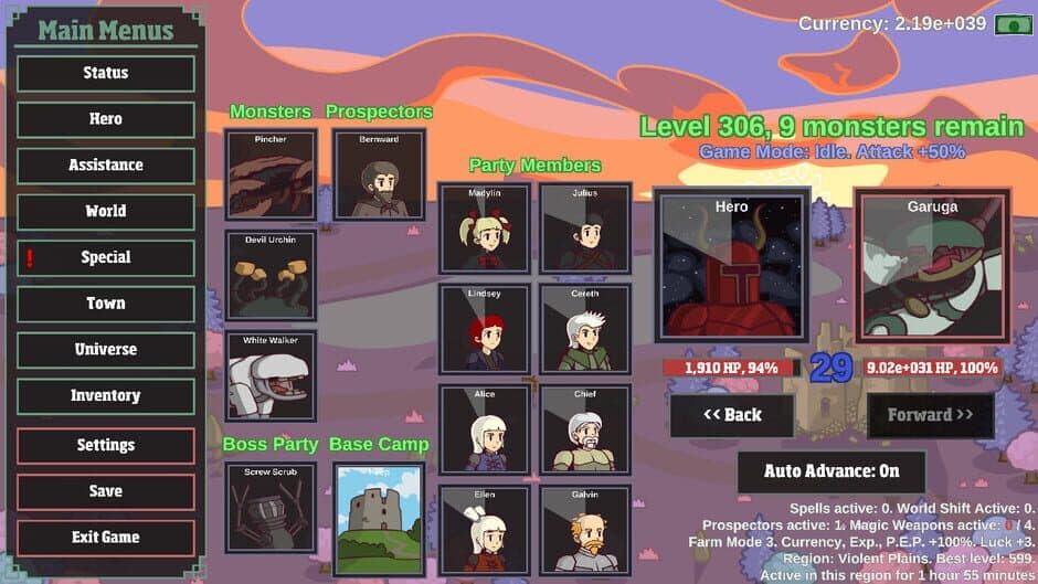 Скриншот 5 из Monster Hunting: Incremental Grind Forever