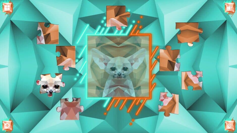 Скриншот 1 из Poly Jigsaw: Predators