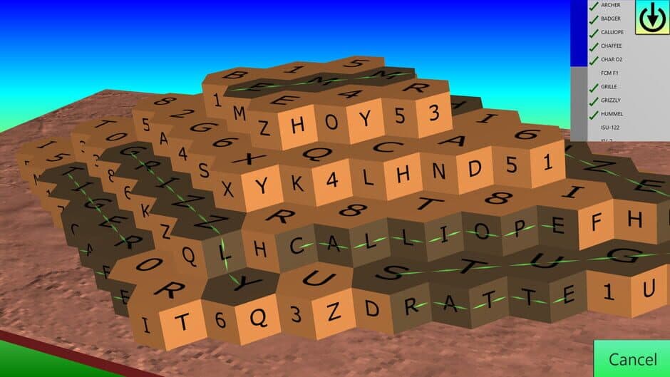 Скриншот 12 из Wordsearch Attack
