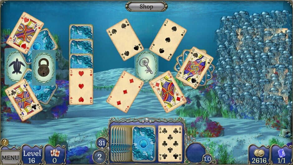 Скриншот 8 из Jewel Match Atlantis Solitaire 5: Collector's Edition
